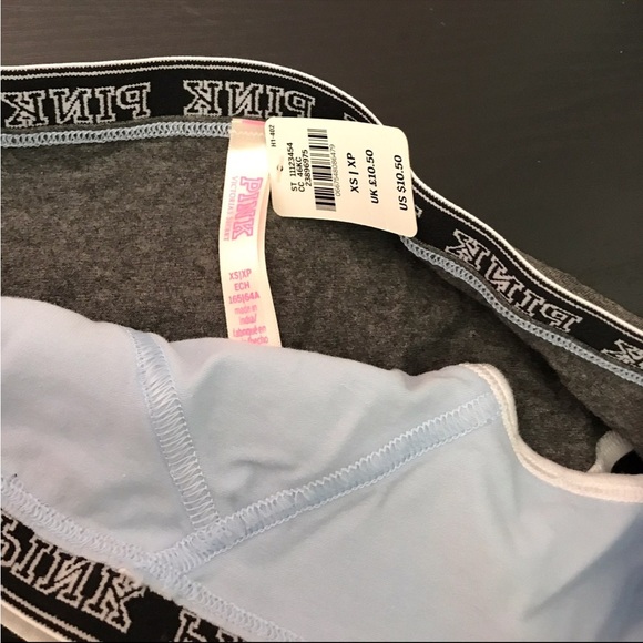 New Victoria’s Secret PINK Logo Hipster Panties - XSmall - Colorblock - Picture 3 of 3